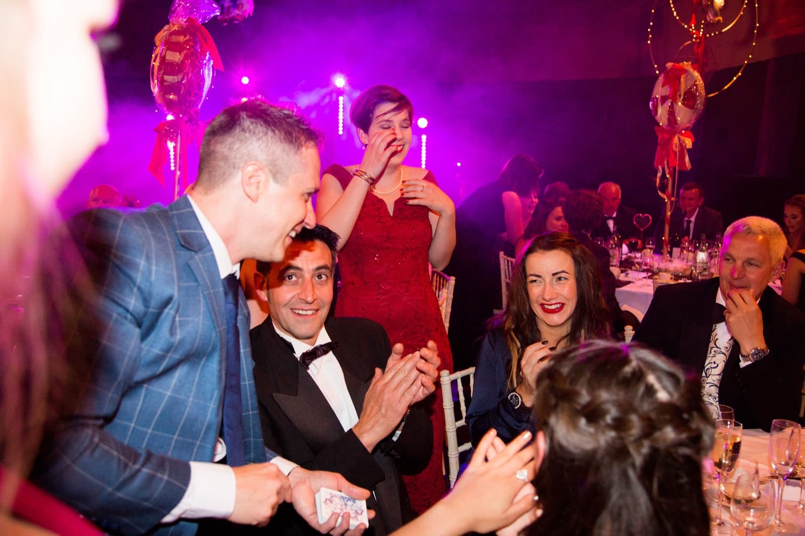 James Anthony performing at a hotel event
