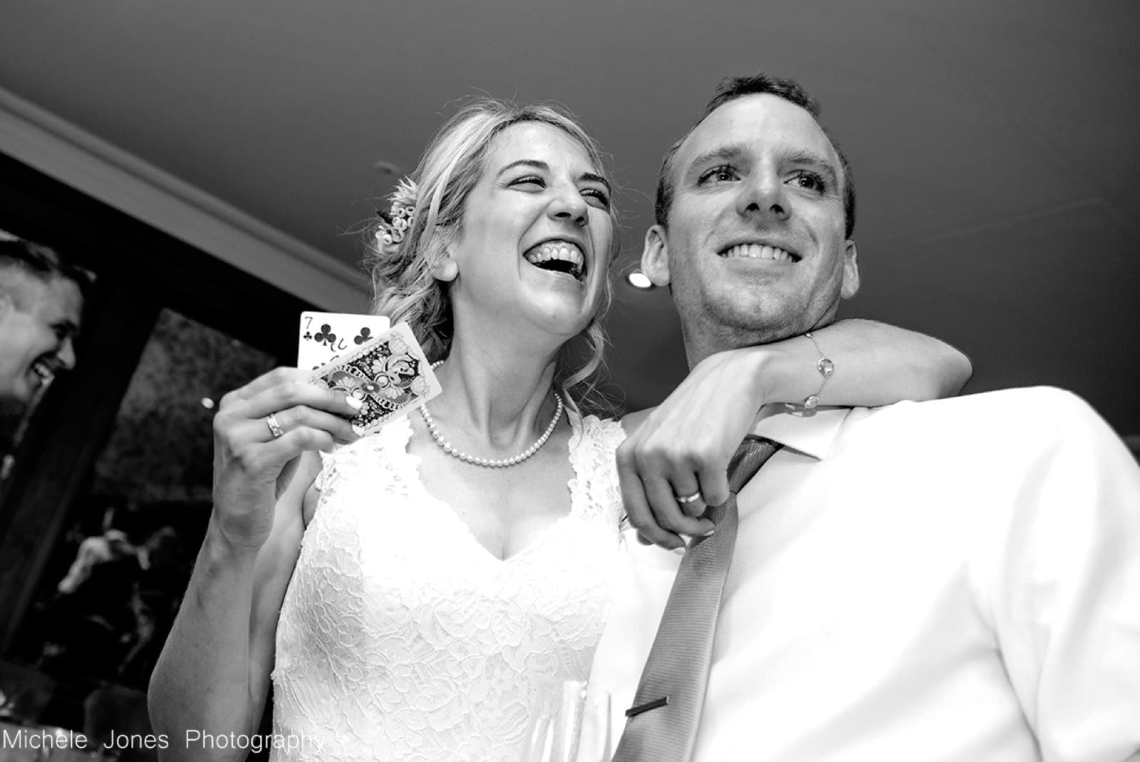 Close-up magic at a Nottingham wedding